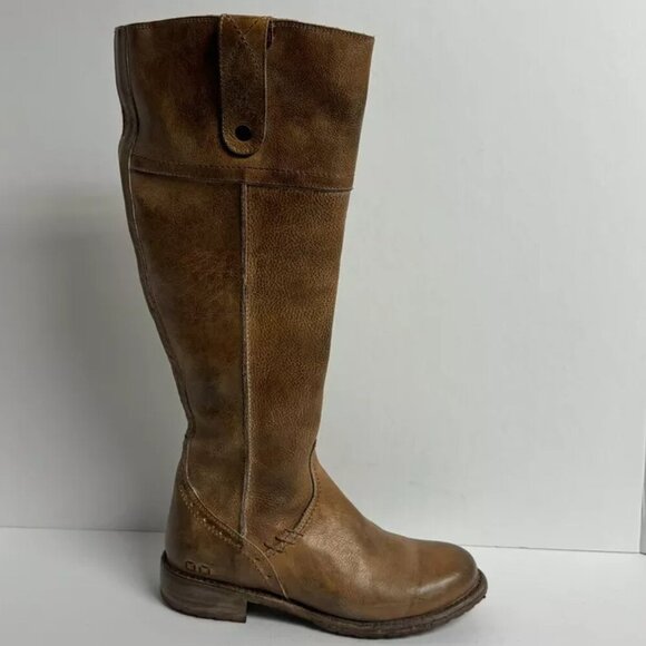 Bed Stu Shoes - Bedstu Womens Jacqueline Knee High Boot Tan Size 7.5 M